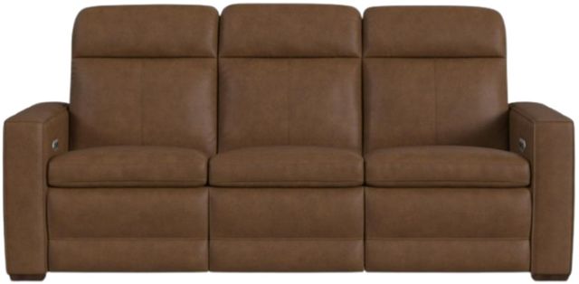 Flexsteel® Dutch Cortado Brown Power Reclining Sofa with Console-4