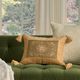 Nourison Home™ Mina Victory Vintage Pillow Olive 14"x18" Throw Pillow-3