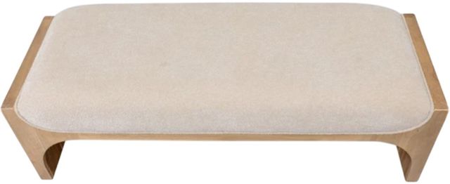 Modus Furniture Brentwood Brioche Upholstered Bench-4