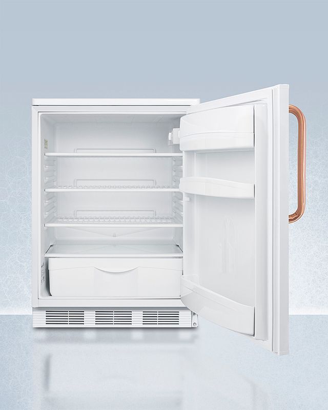 Accucold® by Summit® 24" 5.5 Cu. Ft. White Compact Refrigerator-3