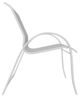 Telescope Casual Aruba Abalone/Snow Aluminum/Fabric Outdoor Sling Stacking Arm Chair-2