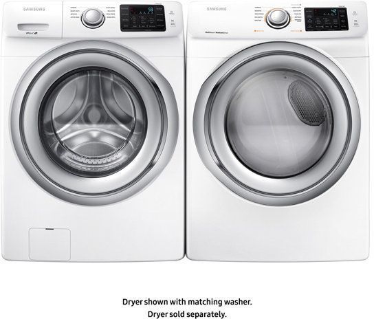 Samsung 7.5 Cu. Ft. White Front Load Gas Dryer-1