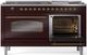 Ilve® Nostalgie II Series 60" Burgundy Pro Style Dual Fuel Range-3
