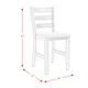 Elements International Martin Black/White Counter Side Chair-5