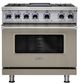 Viking® 7 Series 36" Nantucket Pro Style Dual Fuel Range with Griddle-0