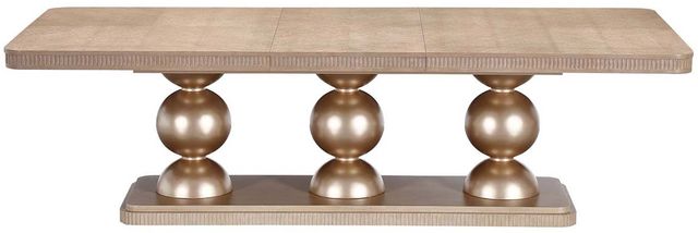 Michael Amini® West Kensington Sea Salt Caramel Rectangular Dining Table-3