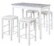 Linon Lancer 5-Piece White Tavern Set-0