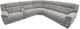 Parker House® Richland 6-Piece Bristol Gray Power Reclining L-Shape Sectional-0