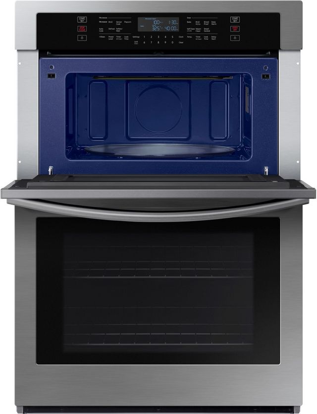 Samsung 30" Stainless Steel Oven/Microwave Combo Electric Wall Oven-3