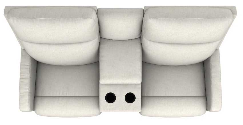 La-Z-Boy® Finley Parchment Power Wall Reclining Loveseat with