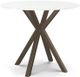 Amisco Customizable Asterisk White Round Counter-Height Table-0