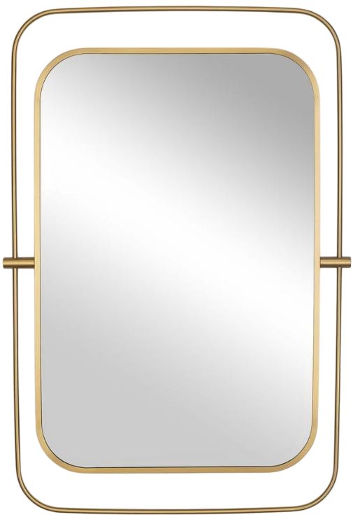 Uttermost® Uttermost Moreni Antique Brass Mirror-0