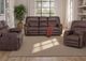 Franklin™ Holden Osbourne Walnut Manual Rocking Reclining Loveseat-2