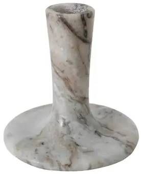 Moe's Home Collection East  Brown Torrent Marble Short Candle Holder-1