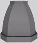 Vent-A-Hood® Designer Series 48" Gunsmoke Island Range Hood-1