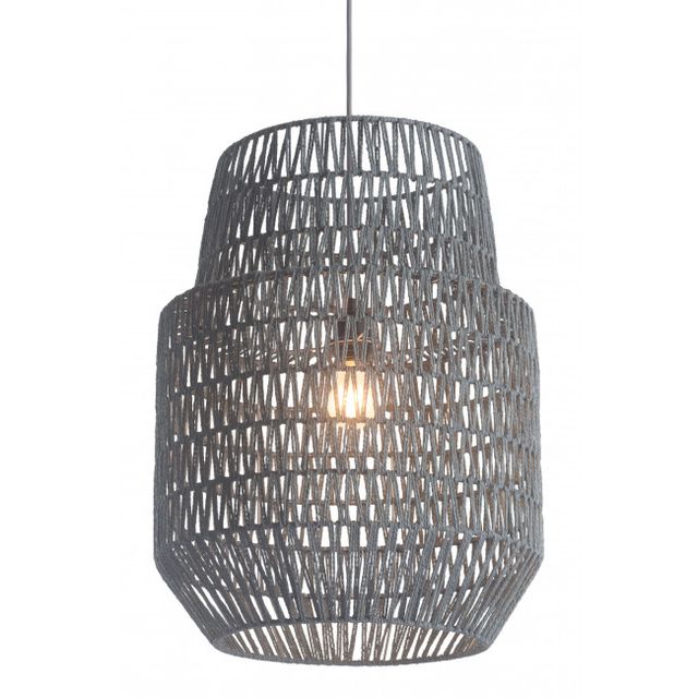 Zuo® Modern Daydream Gray Ceiling Lamp-0