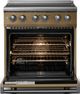 Viking® 5 Series 30" Golden Hour Pro Style Induction Range with Polished Chrome Trim-1