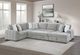 Emerald Home Ritchie 4-Piece Gray Sleeper Sectional-2