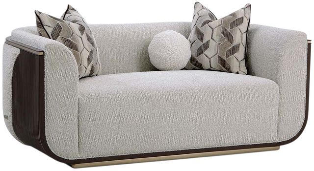Michael Amini® West Kensington Medium Espresso Loveseat-0