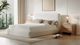 Modus Furniture Elora Whitewashed Full Upholstered Platform Bed-1