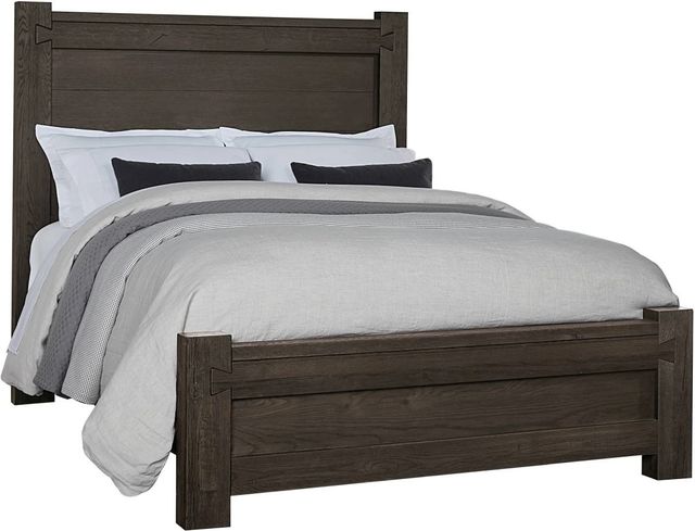 Vaughan-Bassett Dovetail Java California King Low-Profile Poster Bed-0