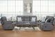 Affordable Furniture 1700 Porschia Asphalt Manual Reclining Loveseat-1