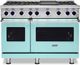 Viking® 7 Series 48" Bywater Blue Pro Style Liquid Propane Range with 12" Reversible Griddle-0