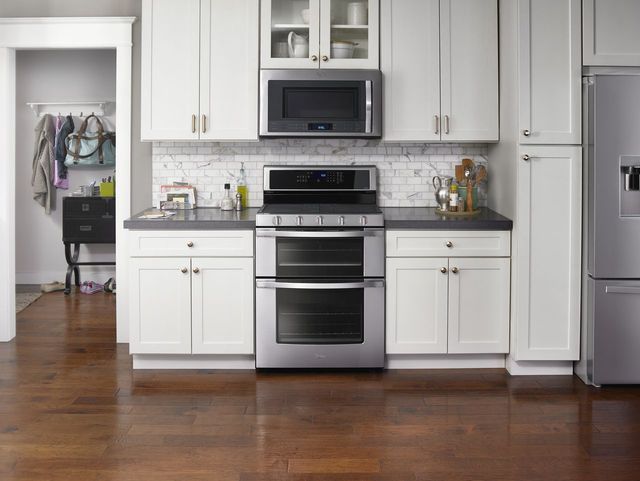 Whirlpool® 30" Stainless Steel Gas Built In Double Oven Range-3