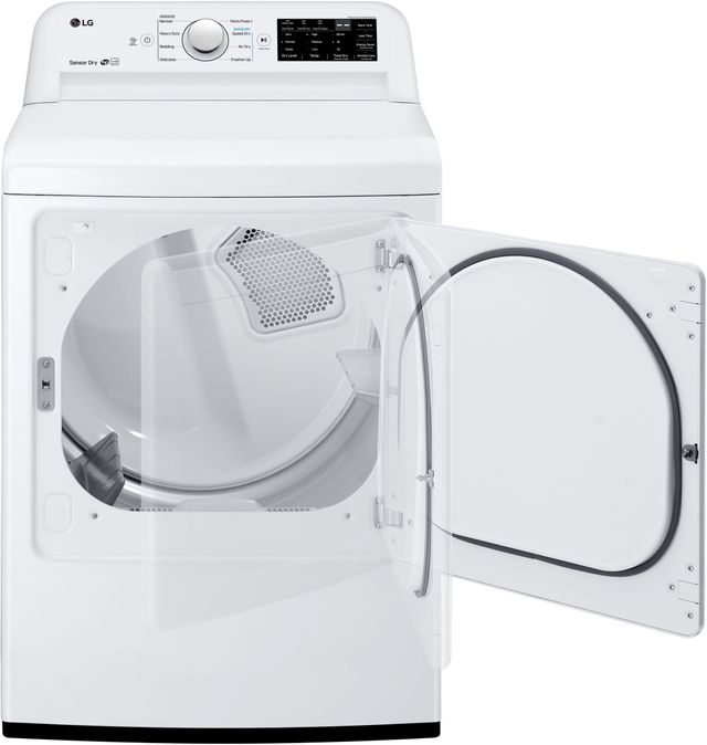 LG 7.3 Cu. Ft. White Electric Dryer-2