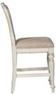 Liberty Furniture Magnolia Manor Antique White/Ivory Counter Chair-3