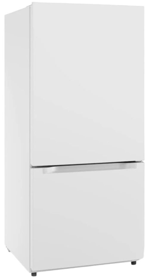 Midea® 30" 18.7 Cu. Ft. White Bottom Freezer Refrigerator-3