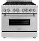 ZLINE 36" Stainless Steel Pro Style Dual Fuel Range-0