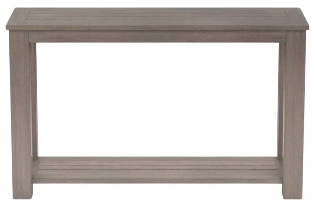Sunset West Laguna Driftwood Metal Outdoor Sofa Table-1