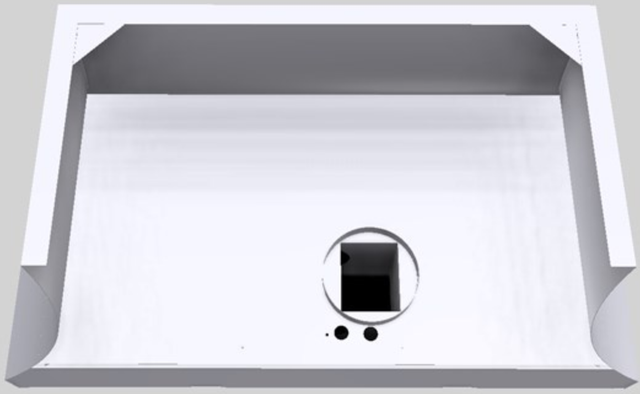 Vent-A-Hood® Designer Series 42" White Wall Mounted Range Hood-2