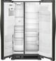 Whirlpool® 24.5 Cu. Ft. Fingerprint Resistant Black Stainless Side-by-Side Refrigerator-1