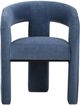 TOV Furniture Malone Blue Denim Chenille Dining Chair-2