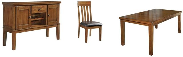 Signature Design by Ashley® Ralene 10-Piece Medium Brown Dining Set-0
