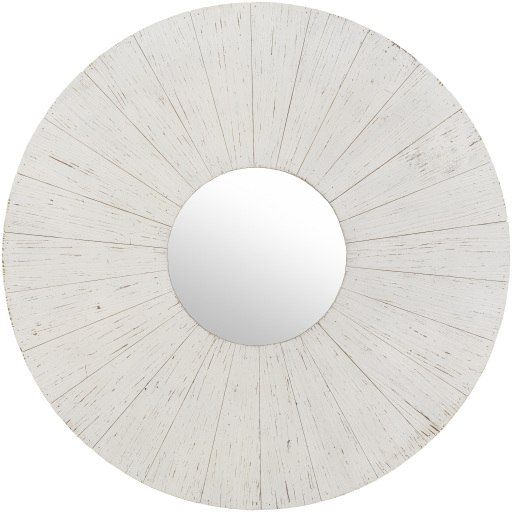 Surya Linwood White Wall Mirror-0