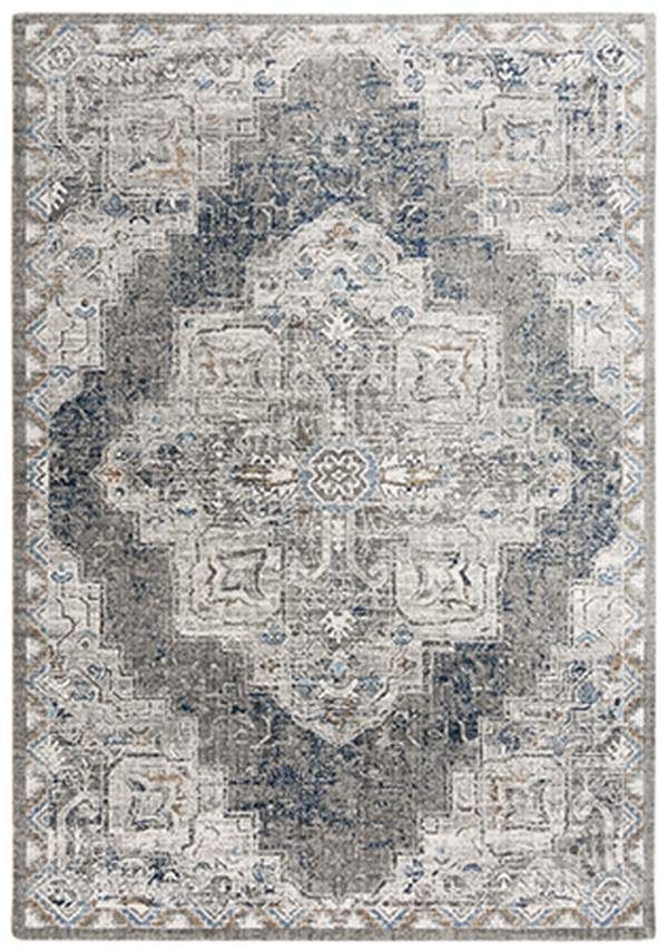 Rizzy Home Anatolia Dark Gray 5'x8' Rectangular Rug-0