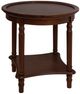 Stylecraft Dark Walnut End Table-0