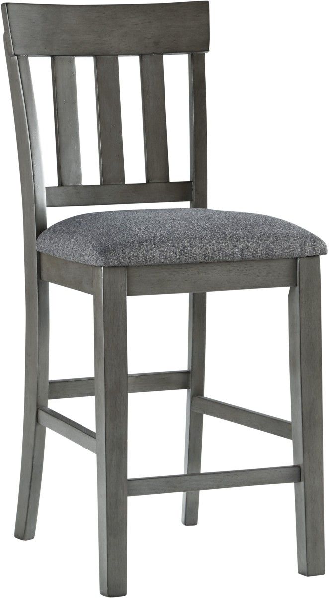 Signature Design by Ashley® Hallanden Antiqued Gray Bar Stool