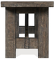 Riverside Furniture Bradford Rustic Coffee Dining Bench-2