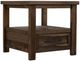 International Furniture Direct Dutton Brown End Table-0