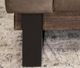 International Furniture Direct Blackburn Brown Loveseat-4