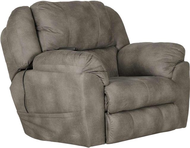 Catnapper® Flynn Fig Power Headrest Lumbar Lay Flat Recliner with Dual Heat and Massage-0