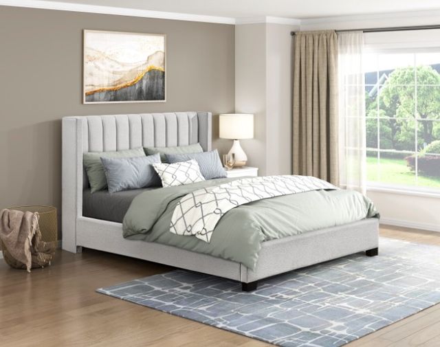 Homelegance® Emerson Beige Queen Panel Bed-1