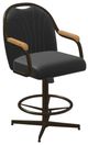 Chromcraft Customizable Medina Swivel Tilt Counter Height Dining Stool-5