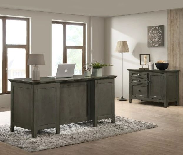 Intercon San Mateo Gray Credenza -1