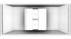 Vent-A-Hood® 66" White Euro-Style Island Range Hood-3