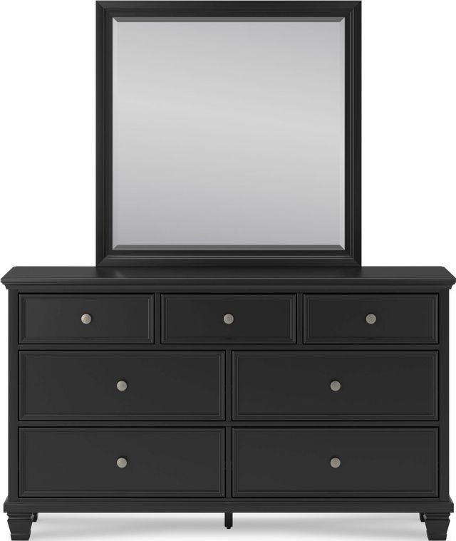Signature Design by Ashley® Lanolee Black Dresser and Mirror-3